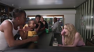 all holes,anal,big black cock,blonde,boobless,cowgirl,doggystyle,emma starletto,group sex,hardcore,hd,interracial,long hair,missionary,rough,sandwich,skinny,